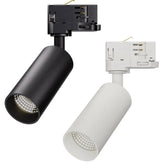 TWILIGHT LED Track Lights - Black/White 10W  4-Wire 3 Phase